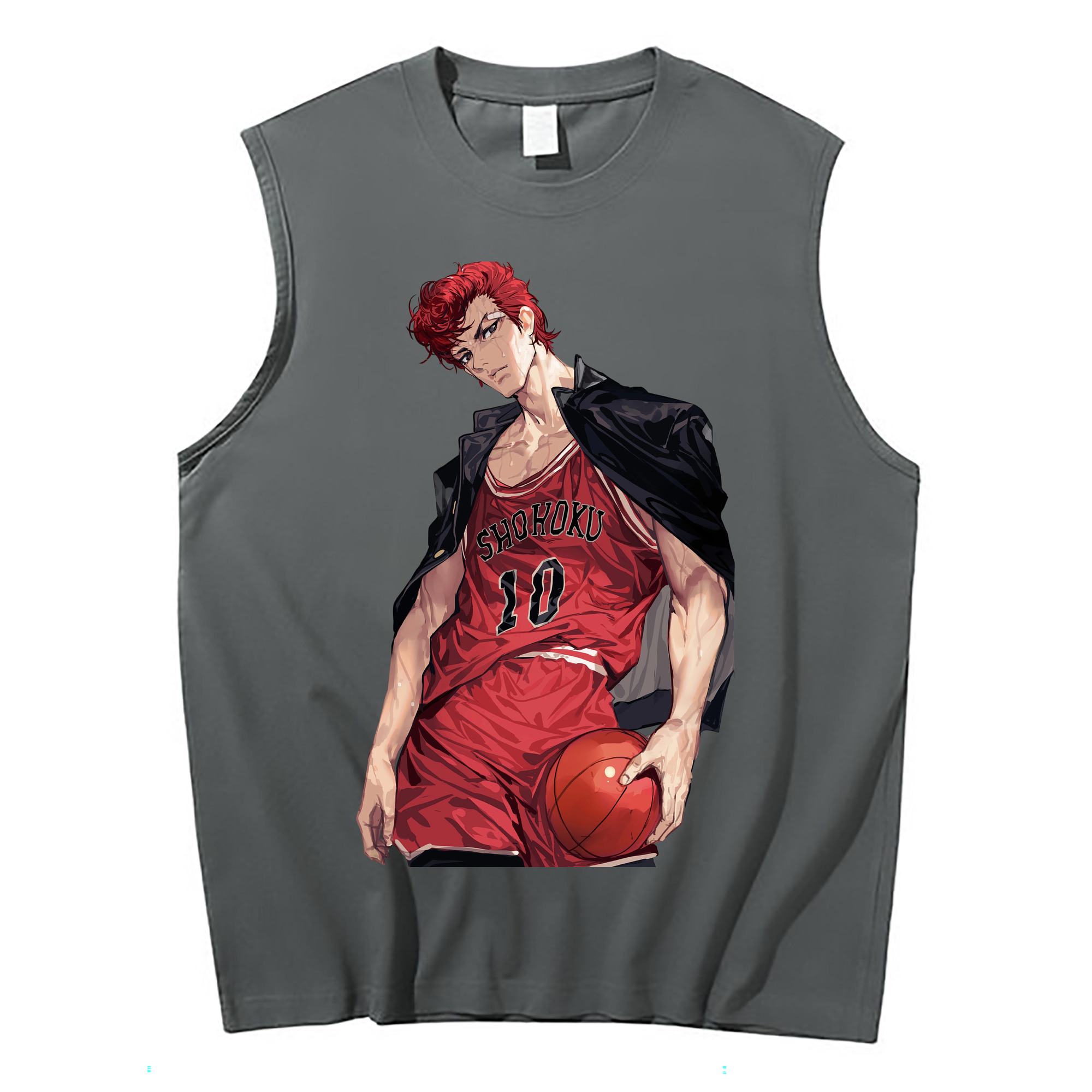 （画像用） SLAM DUNK／スラムダンク コットン100％タンクトップ（フロントプリント）